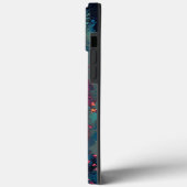 ホースランニングズオンフィールド抽象芸術アート馬好き Case-Mate iPhoneケース (裏面 / 左)