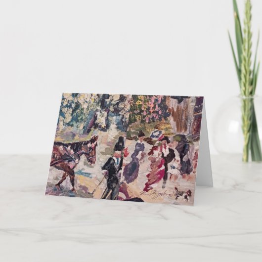 ホースルノアールスタイルホリデーカード シーズンカード (正面)