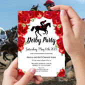 ホースレーシングダービーデイパーティの招待状 招待状