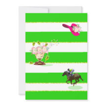 ホースレーシングダービーデイパーティの招待状