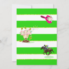 ホースレーシングダービーデイパーティの招待状 招待状