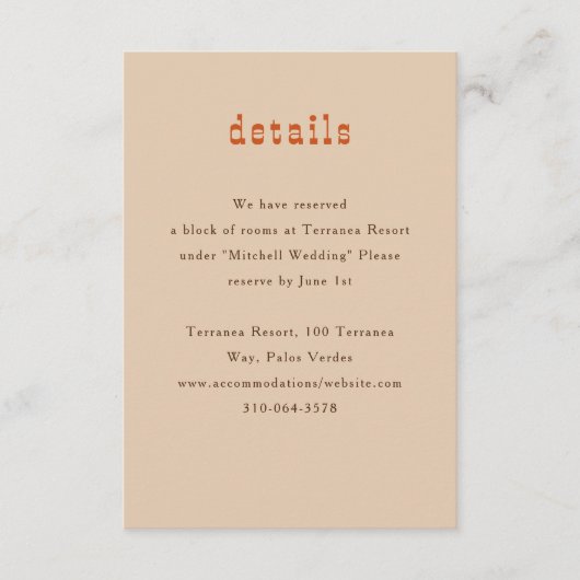 ホースレールフェンスオークウマ結婚ーズ エンクロージャーカード (正面)