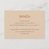 ホースレールフェンスオークウマ結婚ーズ エンクロージャーカード (正面)