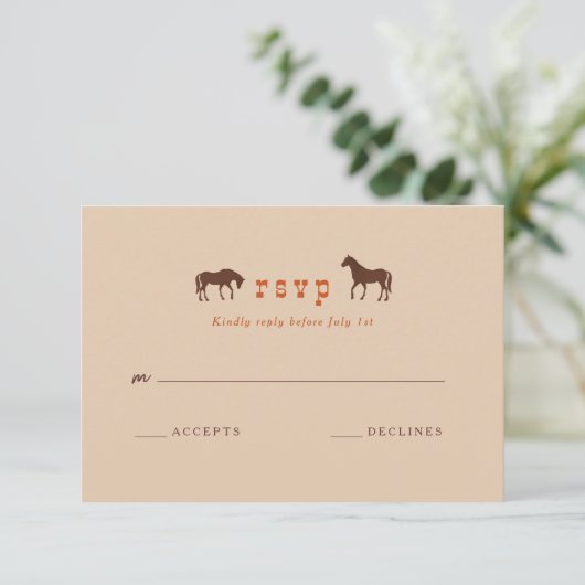 ホースレールフェンスオークウマ結婚ーズ 出欠カード (スタンド正面)