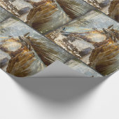 ホースワイルドマスタングカントリーウエスタンカウボーイ ラッピングペーパー (角)