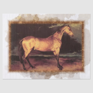 ホースヴィンテージア絵画ート 薄葉紙