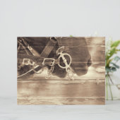 ホースヴィンテージウエスタンセピア素朴ウッドデクページ (スタンド正面)