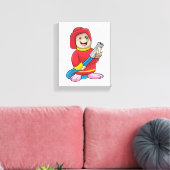 ホース付きホクロ消防士 キャンバスプリント (インサイチュ (リビング))