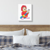 ホース付きホクロ消防士 キャンバスプリント (インサイチュ (寝室))