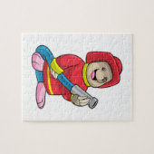 ホース付きホクロ消防士 ジグソーパズル (横)