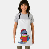 ホース付き消防士として鯨 エプロン (インサイチュ)