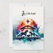 ホース出生クリスマス 招待状 (正面)