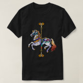 ホース回転木馬ホース186ポニー Tシャツ (デザイン正面)