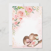 ホース女性のカーボーイバースデーパーティー 招待状 (裏面)