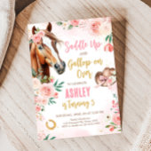 ホース女性のカーボーイバースデーパーティー 招待状