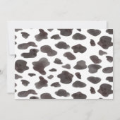 ホース女性のカーボーイ誕生日フォト招待状 招待状 (裏面)