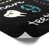 ホース女性のカーボーイ馬術誕生日 ポスター (角)