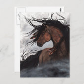 ホース威厳のあるスタリオンポストカードバイビハール ポストカード (正面/裏面)