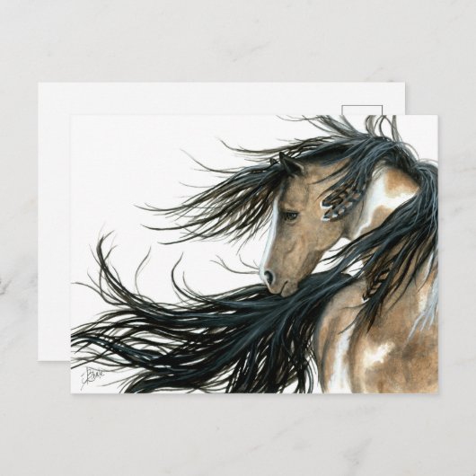 ホース威厳のあるバイビハレ ポストカード (正面/裏面)