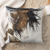 ホース威厳のあるビールピント絵を描ピントロッサポニー クッション (ブランケット)