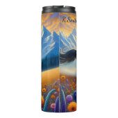 ホース威厳のあるメドウマウンテンファンタジー タンブラー (裏面)