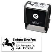 ホース差出人住所自己インクスタンプ セルフインキングスタンプ (インサイチュ)