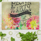 ホース引用文 – キッチンタオル (折り畳み)