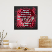 ホース引用文II – ポスター (キッチン)