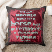 ホース引用文II – 枕 (ブランケット)