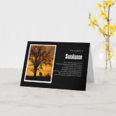 ホース悔やみや弔慰カスタム名ウマ科のスピリチュアル カード (黄色い花)