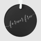 ホース悔やみや弔慰記念パーソナライズされた写真記憶 オーナメント (裏面)