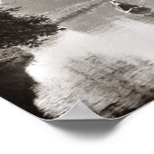 ホース描ナローボートワットフォードUK ポスター (角)