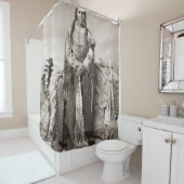 ホース熱狂するポートレート シャワーカーテン (インサイチュ)