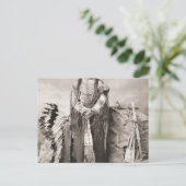 ホース熱狂するポートレート ポストカード (スタンド正面)