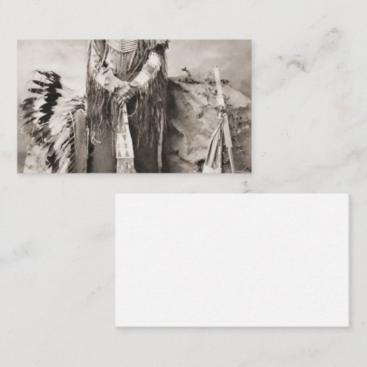 ホース熱狂するポートレート 名刺 (正面/裏面)