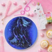 ホース紙プレートランニングズインブルームーンライトナイト ペーパープレート (パーティー)