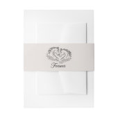 ホース素朴エレガントカントリー結婚ウェスタン 招待状ベリーバンド (正面例)