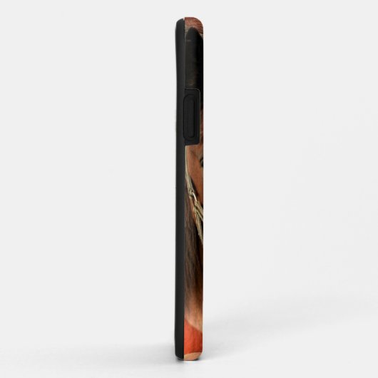 ホース素朴バーンアメリカ国旗 Case-Mate iPhoneケース (裏面/右)