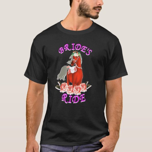 ホース結婚の婚約者 Tシャツ (正面)
