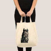 ホース絵画ズユズのカスタム食料品トート トートバッグ (正面(商品))