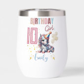 ホース誕生日ガールウクエストリアンパーティーデザイン (背面)