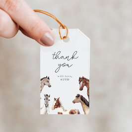 ホース誕生日サンキューギフトラベル ギフトタグ