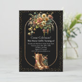 ホース誕生日トレイルライド招待状 招待状 (スタンド正面)