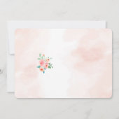 ホース誕生日フォト招待状 招待状 (裏面)