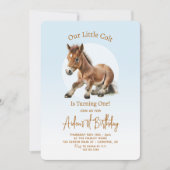 ホース誕生日ボーイズ1st 招待状 (正面)