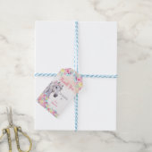 ホース誕生日メッセージカード ギフトタグ (より糸付き)