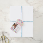 ホース誕生日メッセージカード ギフトタグ (より糸付き)