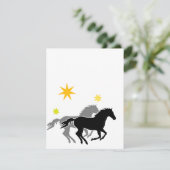 ホース誕生日招待状 招待状 (スタンド正面)