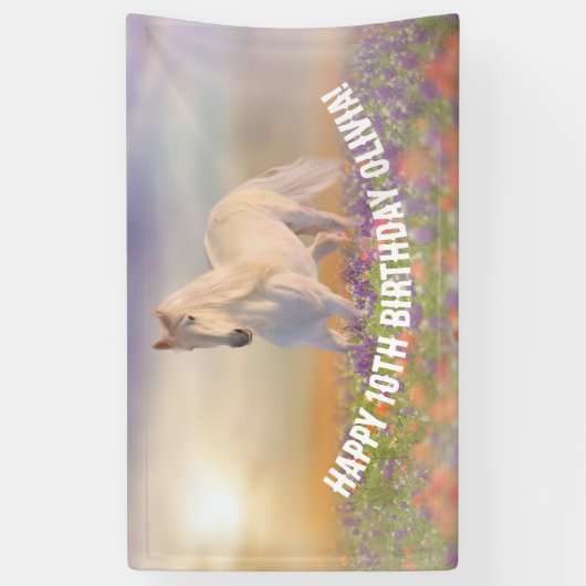 ホース誕生日 横断幕 (縦)