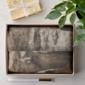 ホース足ウェスタンヴィンテージセピアブラウン素朴 薄葉紙 (ギフト)